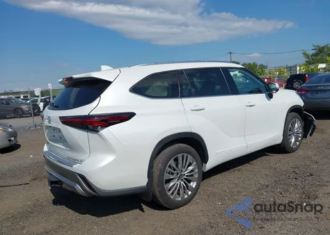 2025 Toyota Highlander Platinum from USA, damaged, VIN 5TDKDRBH4SS581295